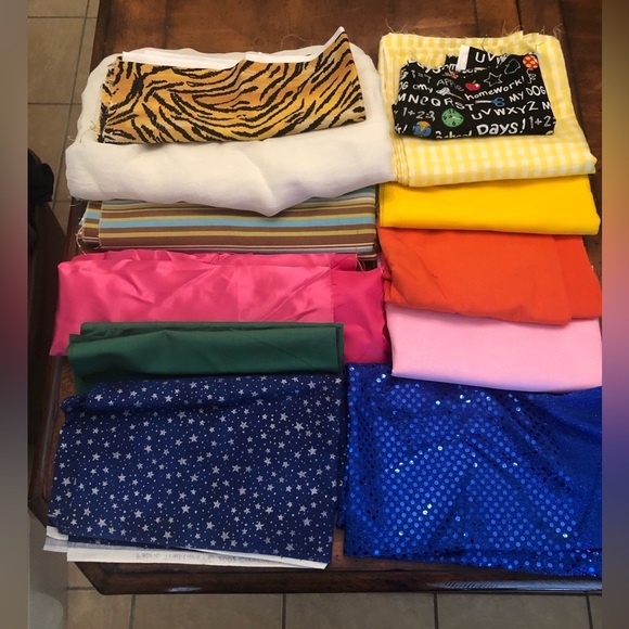 Other - Lot of scrap fabric. Various sizes